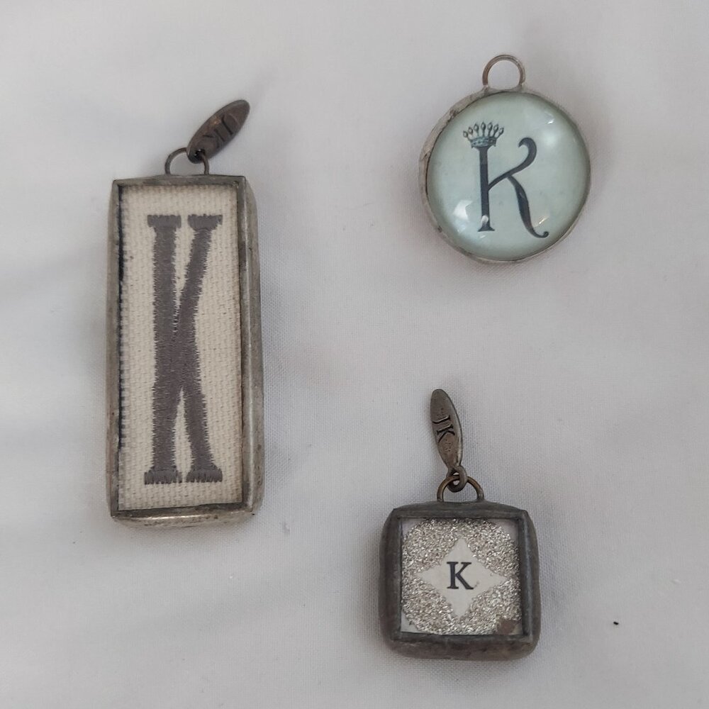 Jewel Kade Knecklaces and K Initial Charms